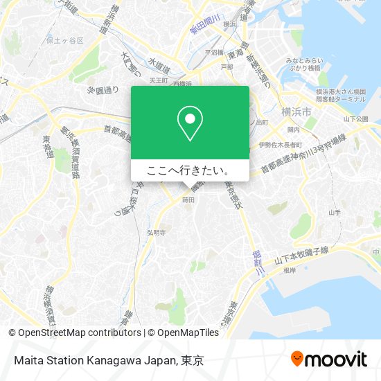 Maita Station Kanagawa Japan地図