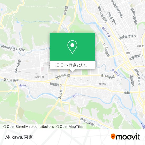 Akikawa地図