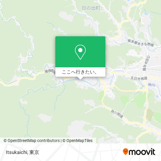 Itsukaichi地図