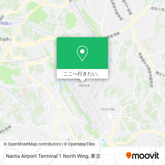 Narita Airport Terminal 1 North Wing地図