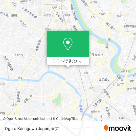 Ogura Kanagawa Japan地図