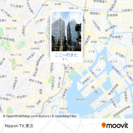 Nippon TV地図