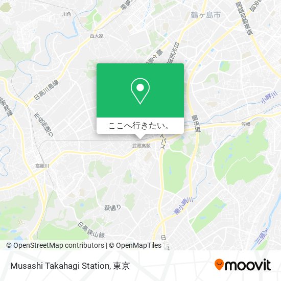 Musashi Takahagi Station地図