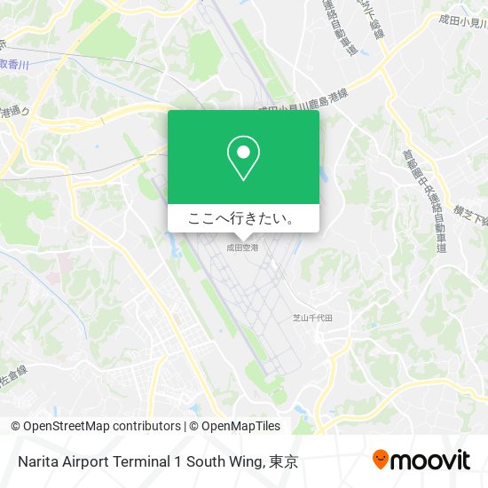 Narita Airport Terminal 1 South Wing地図