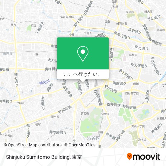 Shinjuku Sumitomo Building地図