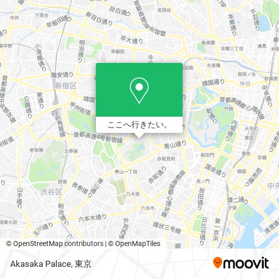 Akasaka Palace地図