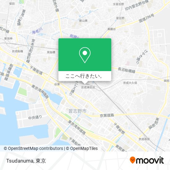Tsudanuma地図