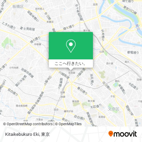Kitaikebukuro Eki地図