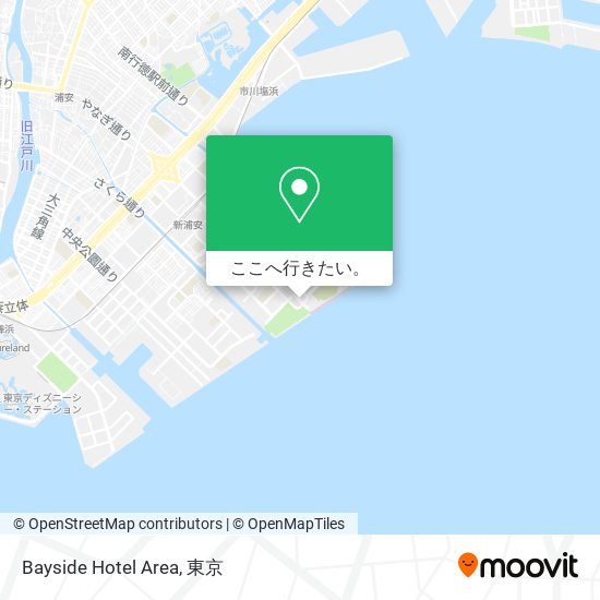 Bayside Hotel Area地図