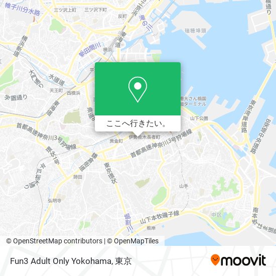 Fun3 Adult Only Yokohama地図