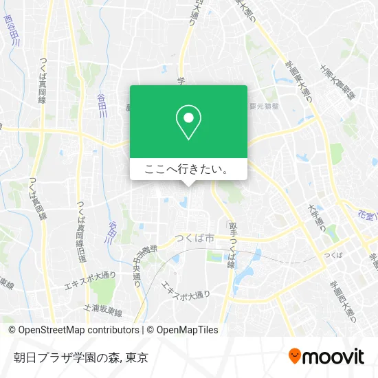 朝日プラザ学園の森地図