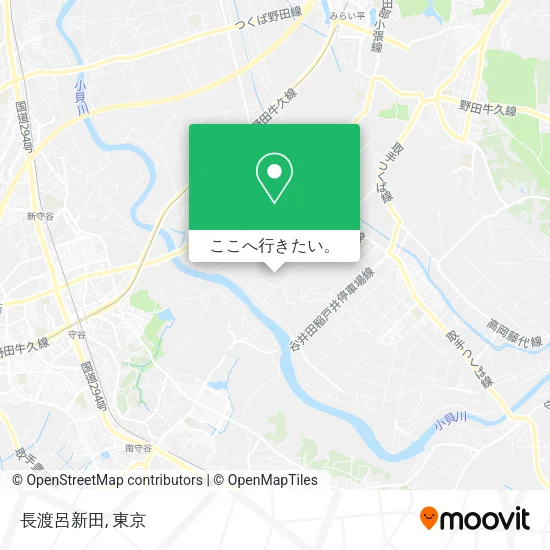 長渡呂新田地図