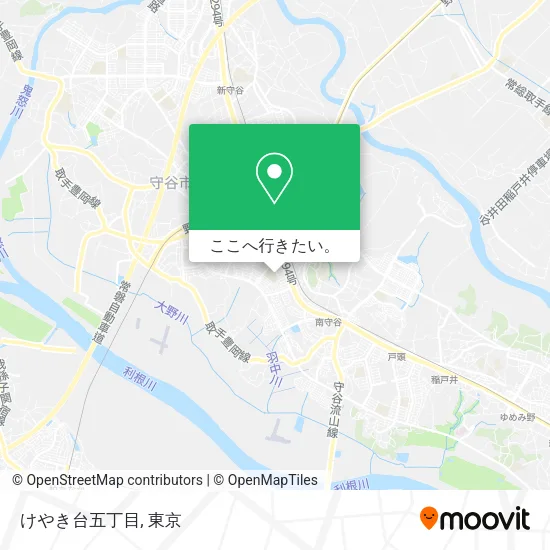 けやき台五丁目地図