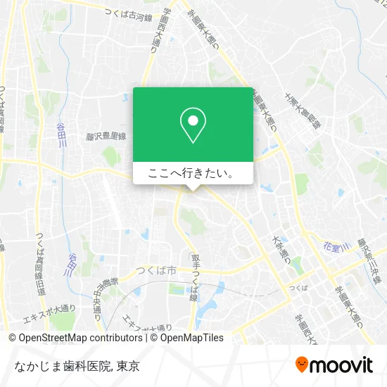 なかじま歯科医院地図