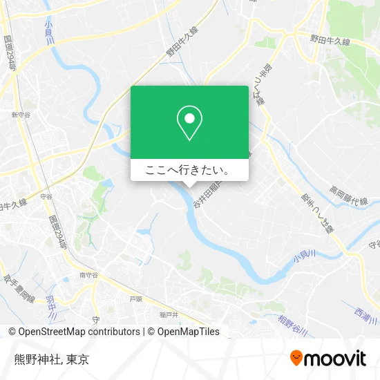 熊野神社地図