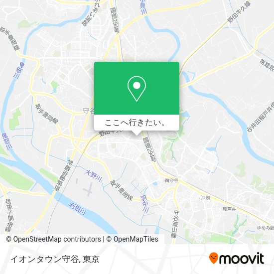 イオンタウン守谷地図