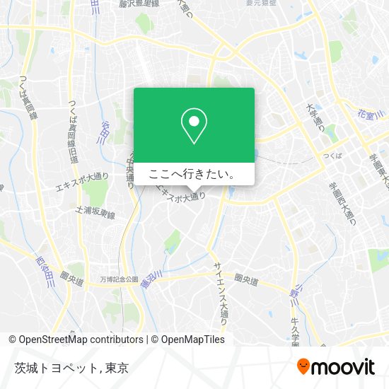茨城トヨペット地図