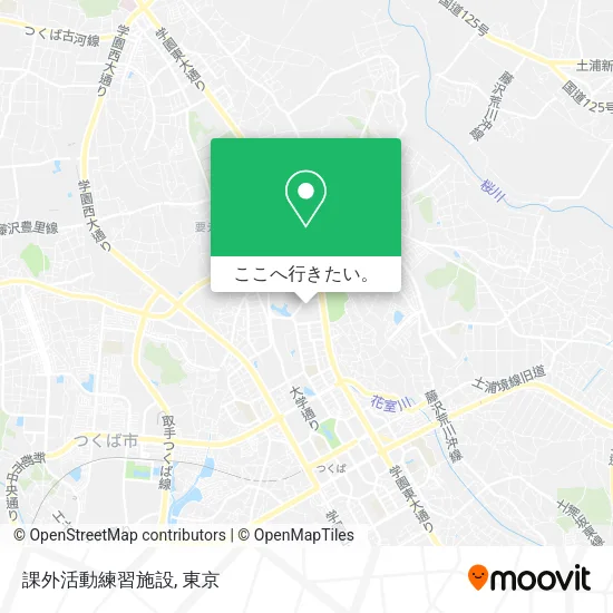 課外活動練習施設地図