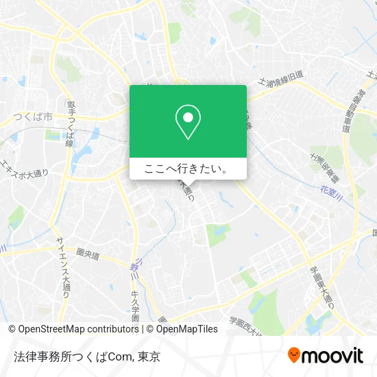 法律事務所つくばCom地図