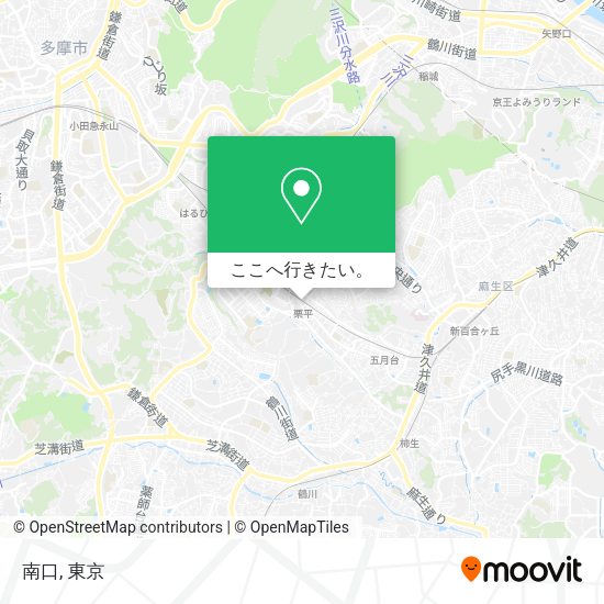 南口地図