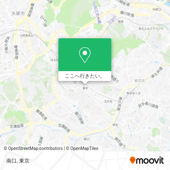 南口地図