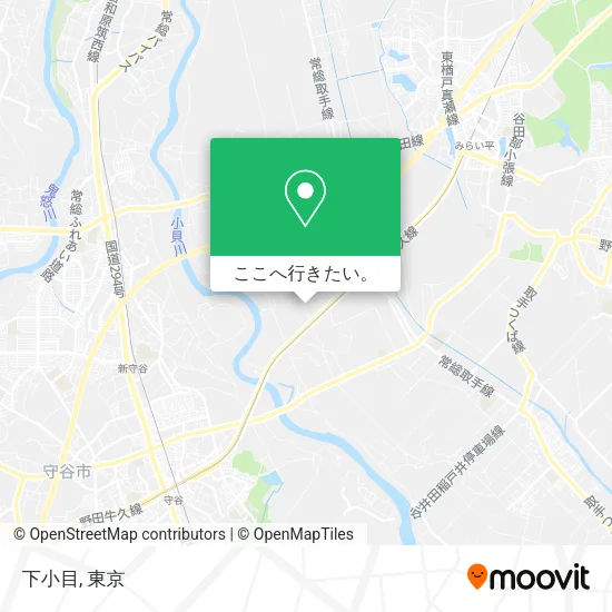 下小目地図