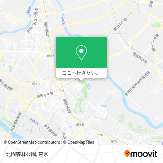 北園森林公園地図