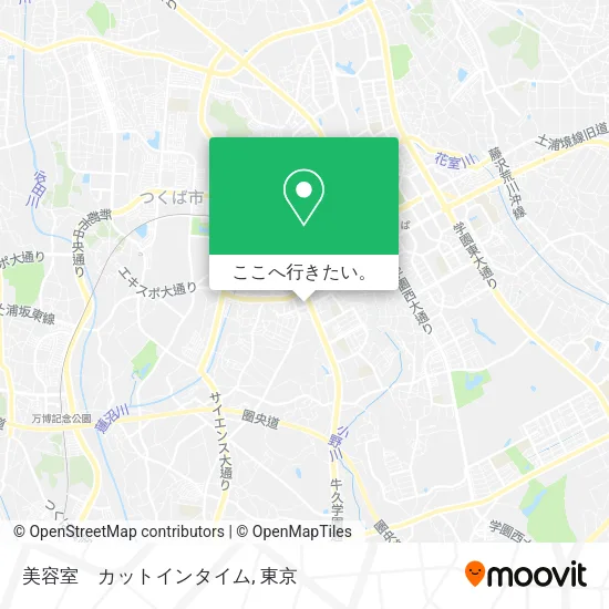 美容室　カットインタイム地図