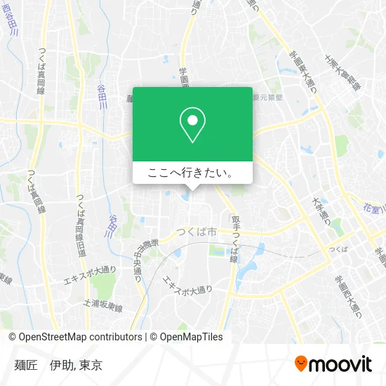 麺匠　伊助地図