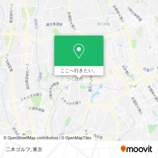 二木ゴルフ地図