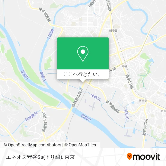 エネオス守谷Sa(下り線)地図