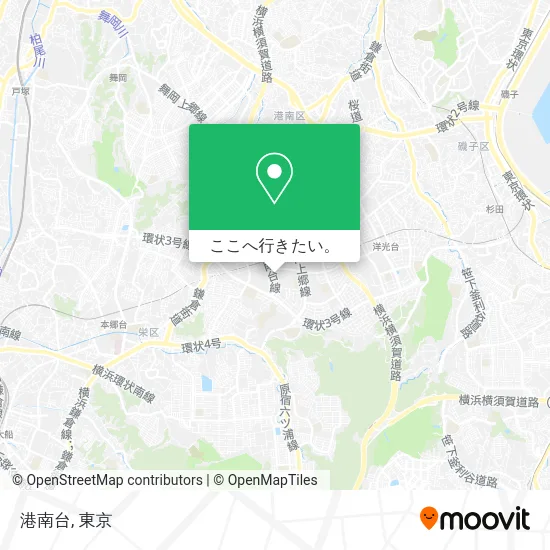 港南台地図