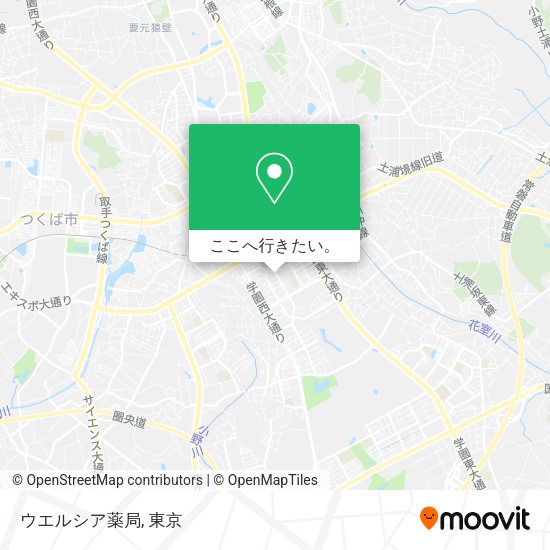 ウエルシア薬局地図