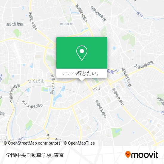 学園中央自動車学校地図