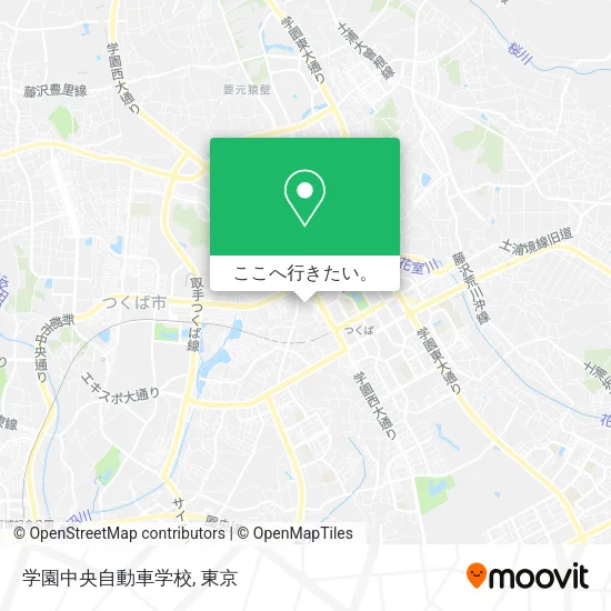 学園中央自動車学校地図