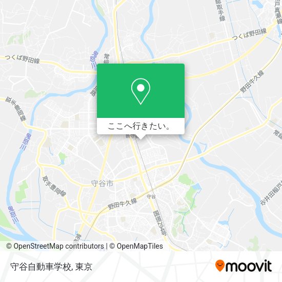 守谷自動車学校地図