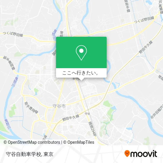 守谷自動車学校地図