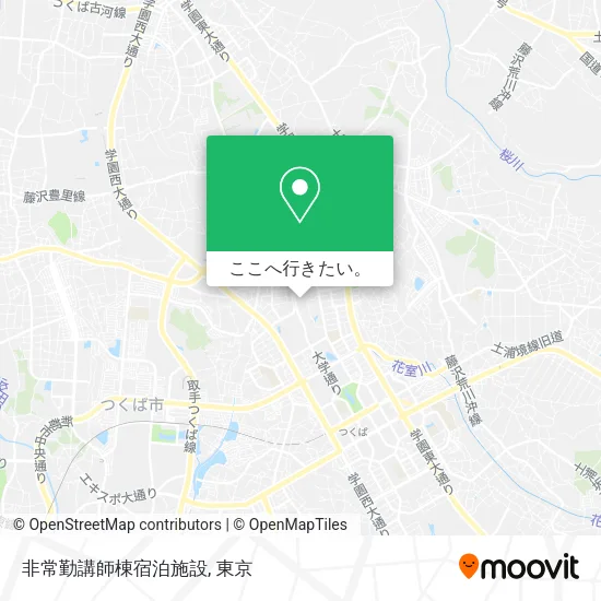 非常勤講師棟宿泊施設地図