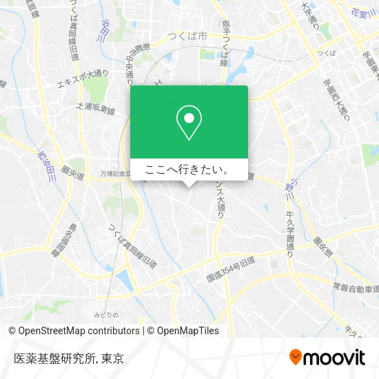 医薬基盤研究所地図