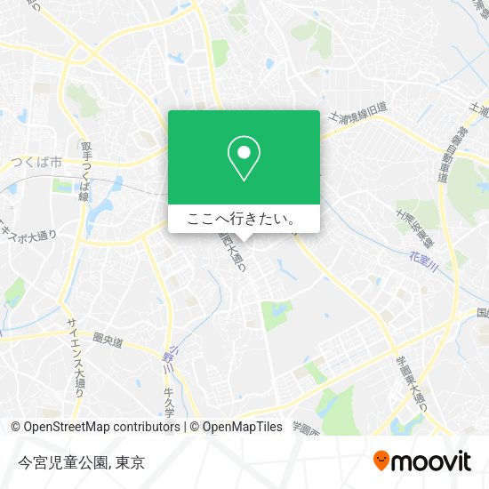 今宮児童公園地図