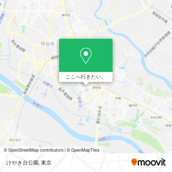 けやき台公園地図
