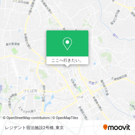 レジデント宿泊施設2号棟地図