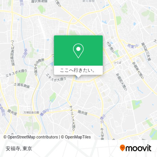 安福寺地図