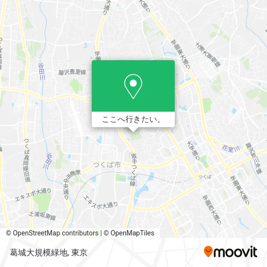 葛城大規模緑地地図