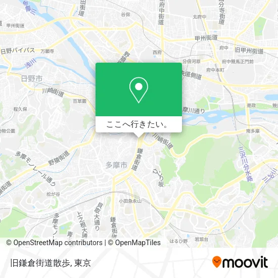 旧鎌倉街道散歩地図