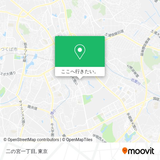 二の宮一丁目地図