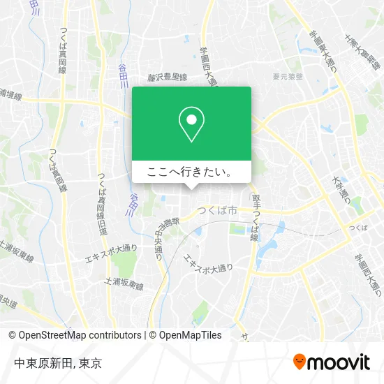 中東原新田地図