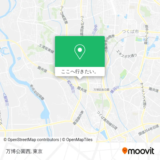 万博公園西地図