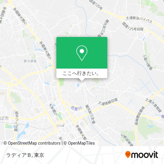 ラディアＢ地図