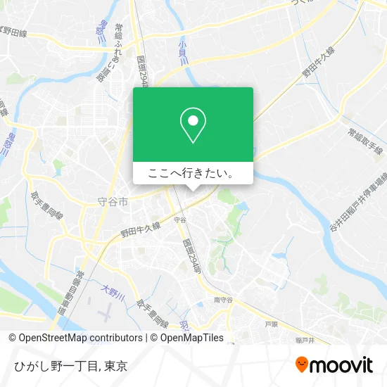 ひがし野一丁目地図